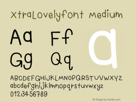 XtraLovelyfont