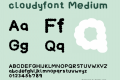 cloudyfont