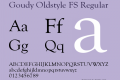 Goudy Oldstyle FS