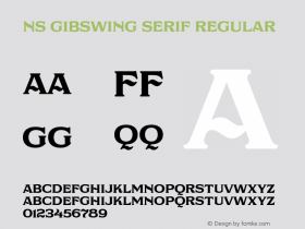 NS Gibswing Serif