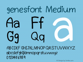 genesfont