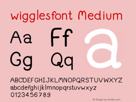 wigglesfont