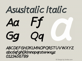 AsusItalic