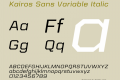 Kairos Sans Variable