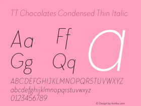 TT Chocolates Condensed