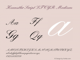 Kuenstler Script LT CYR