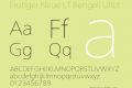 Frutiger Neue LT Bengali