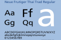 Neue Frutiger Thai Trad