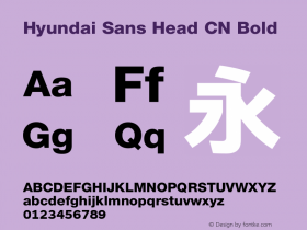 Hyundai Sans Head CN