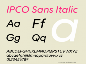 IPCO Sans