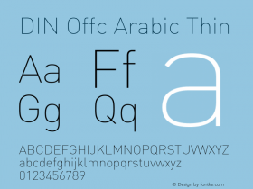 DIN Offc Arabic