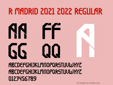 R Madrid 2021 2022