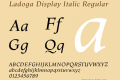 Ladoga Display Italic