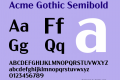 Acme Gothic