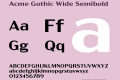 Acme Gothic Wide