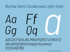 Barlow Semi Condensed Light