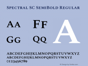 Spectral SC SemiBold