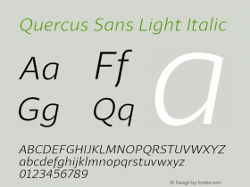 Quercus Sans