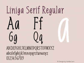 Liniga Serif