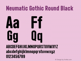 Neumatic Gothic Round