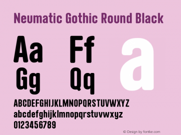 Neumatic Gothic Round