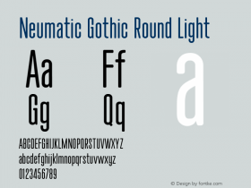 Neumatic Gothic Round