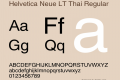 Helvetica Neue LT Thai