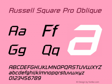 Russell Square Pro