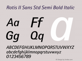 Rotis II Sans Std