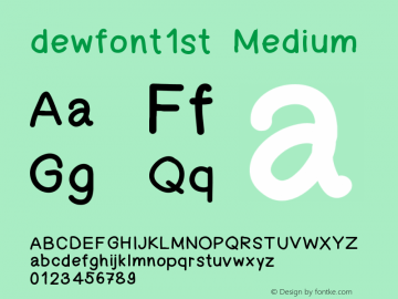 dewfont1st