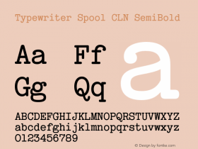 Typewriter Spool CLN