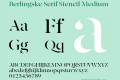 Berlingske Serif Stencil