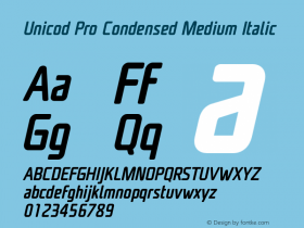 Unicod Pro Condensed