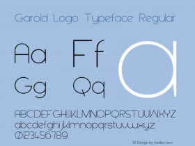 Garold Logo Typeface