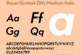 Bauer Grotesk Offc