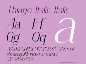 Thiago Italic