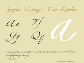 Zapfino Linotype Four