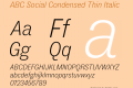 ABC Social Condensed