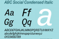 ABC Social Condensed