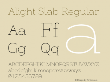 Alight Slab