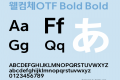 웰컴체OTF Bold