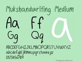 Mukshandwriting