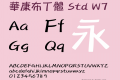 華康布丁體 Std