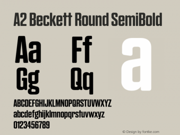 A2 Beckett Round