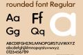 rounded font