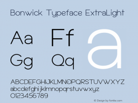 Bonwick Typeface