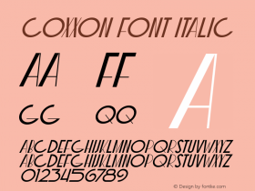 COXXON Font