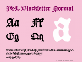 JSL Blackletter