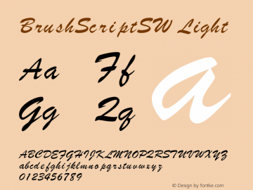 BrushScriptSW