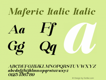 Maferic Italic